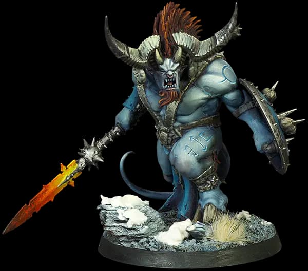 Ogroid myrmidon painted miniature